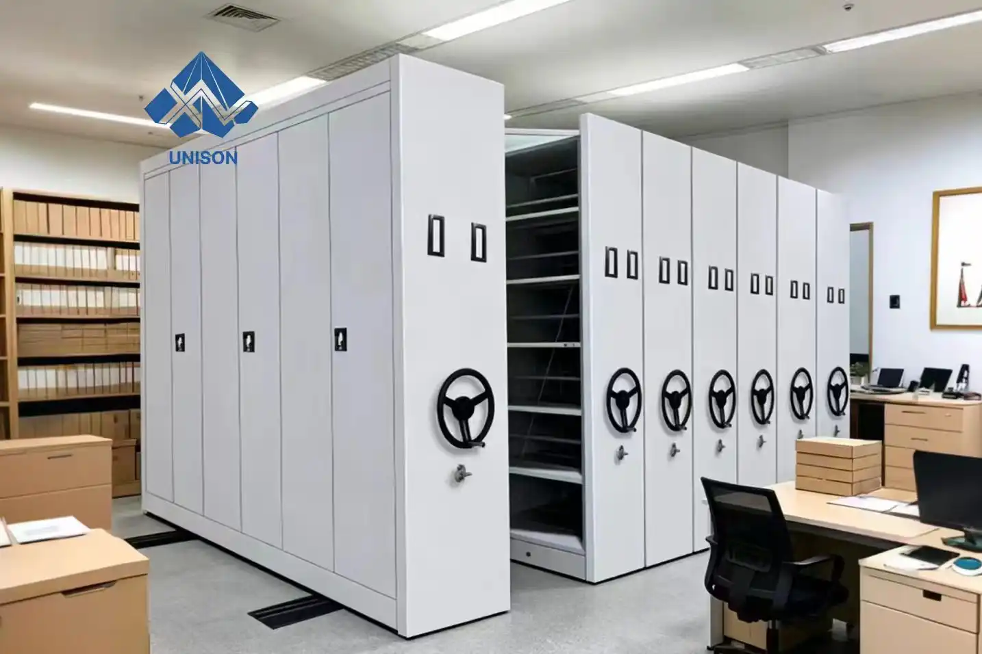 Is a hand-cranked mobile shelving system safe? Maintenance and usage guide